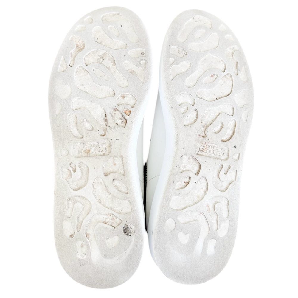 RARE ALEXANDER MCQUEEN Oversized Sneakers in White / Gunmetal Croc - Picture 6 of 6